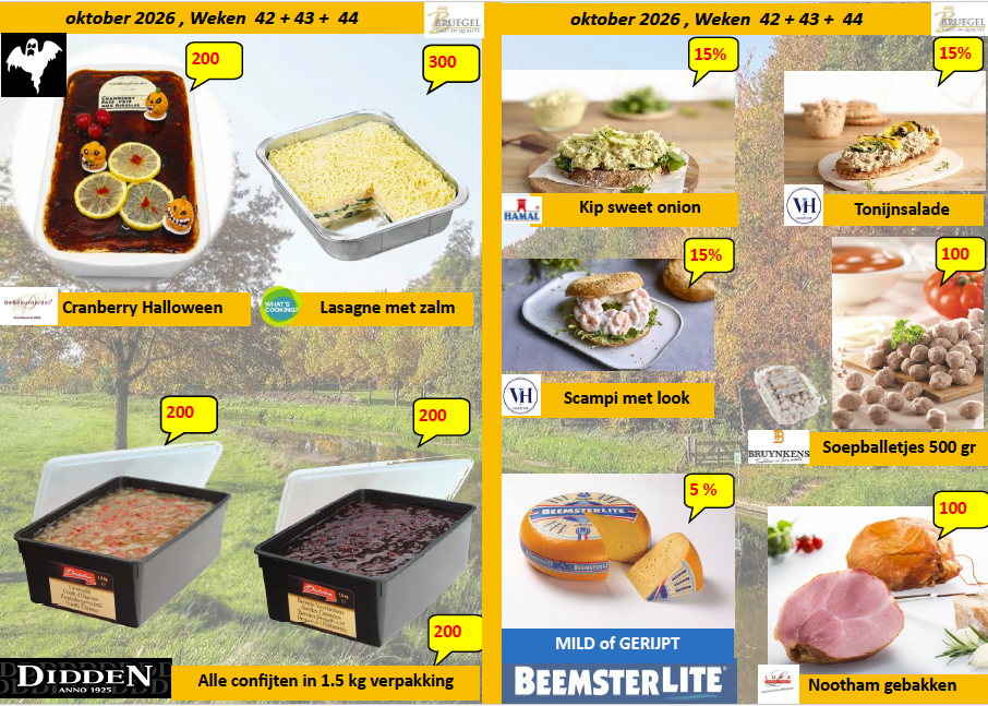 Bruegel Promo week 42-43-44